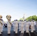United States Navy Band performs during Freedom 250 event