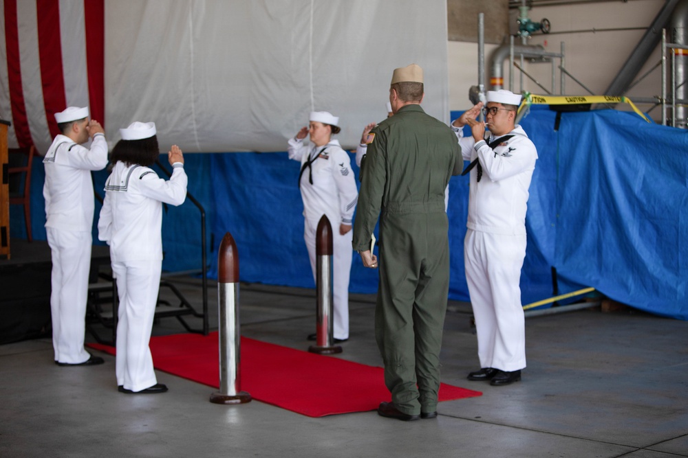 VAW-125 Change of Command Ceremony