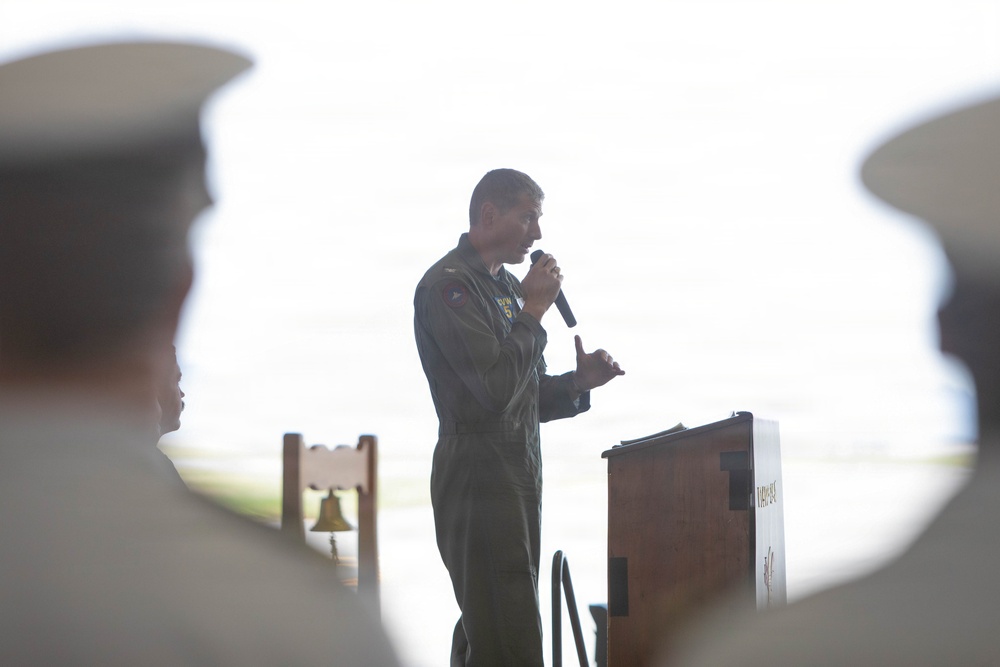 VAW-125 Change of Command Ceremony