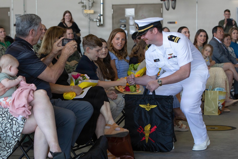 VAW-125 Change of Command Ceremony