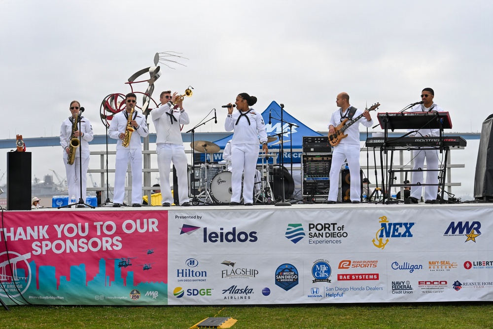 Navy Band Southwest Destroyers at Navy’s Bay Bridge Run/Walk.