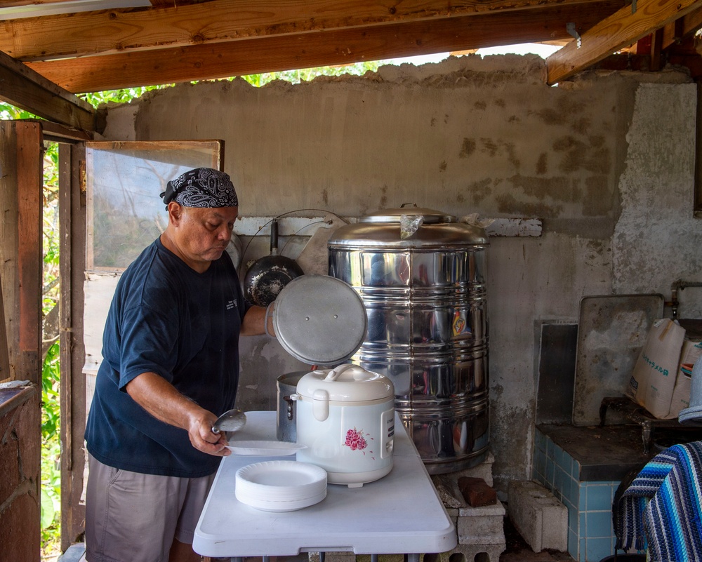 U.S. Armed Forces Help Rebuild Tinian After Sinlaku