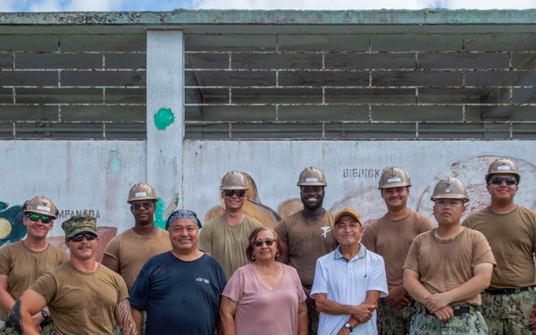 U.S. Armed Forces Help Rebuild Tinian After Sinlaku