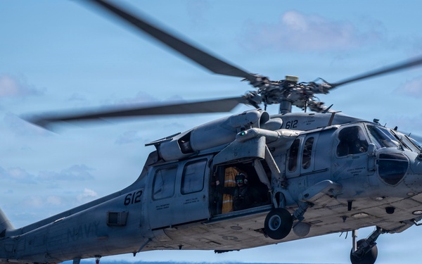 Nimitz Conducts a Replenishment-at-Sea