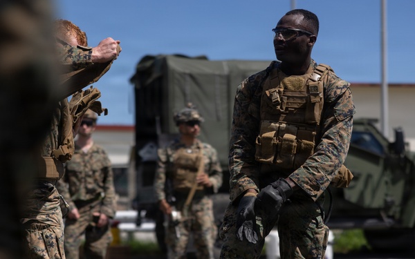 12th Littoral Combat Team Rehearses Fast-Rope and Rappel Techniques