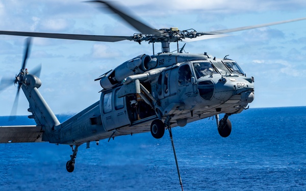 Nimitz Conducts a Replenishment-at-Sea