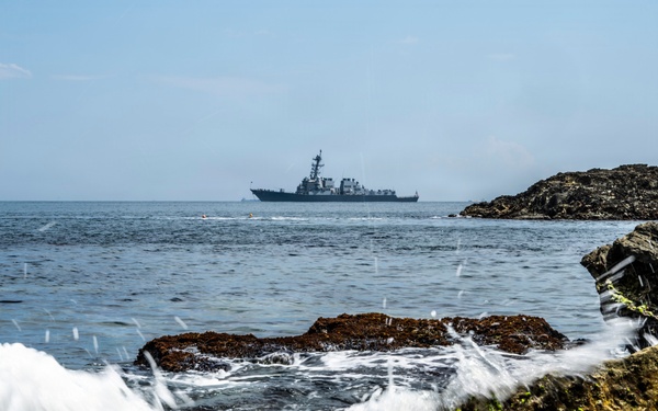 USS Howard (DDG 83) arrives at Shimoda, Japan for 87th annual Black Ship Festival