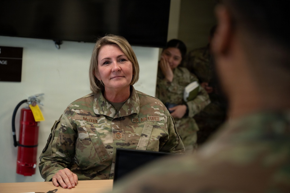 PACAF Command Chief visits Kunsan Air Base