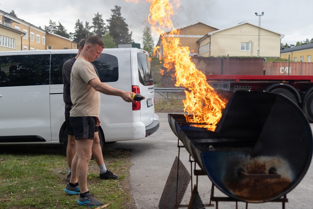 CLB-24 hosts multinational cookout in Sweden
