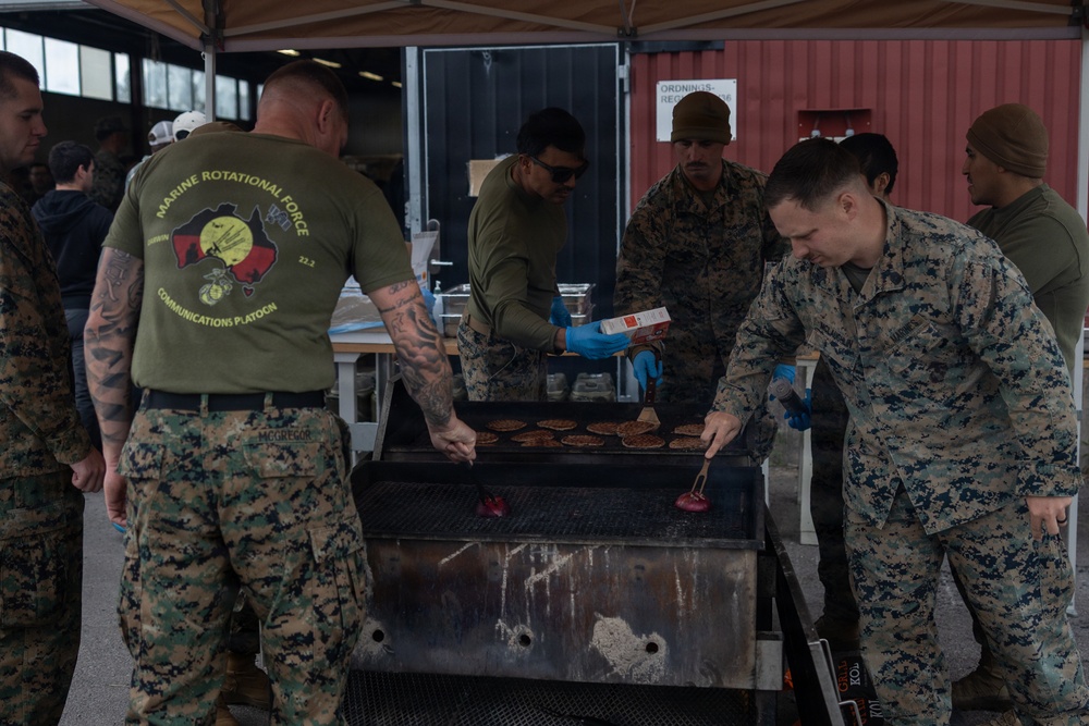 CLB-24 hosts multinational cookout in Sweden