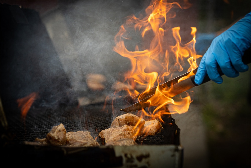 CLB-24 hosts multinational cookout in Sweden