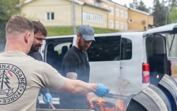 CLB-24 hosts multinational cookout in Sweden