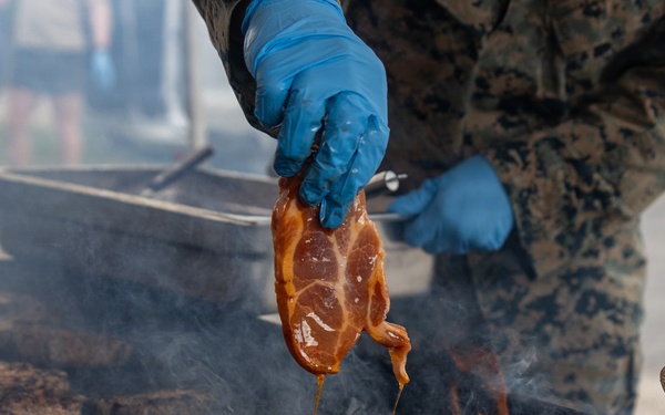 CLB-24 hosts multinational cookout in Sweden
