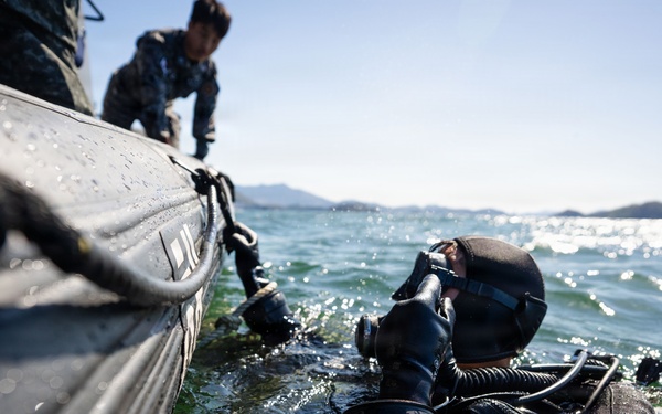 U.S., Republic of Korea, Australian Forces Conduct Joint Dive and Salvage Exercise in Jinhae