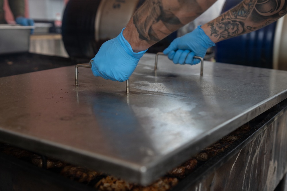 CLB-24 hosts multinational cookout in Sweden