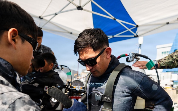 U.S., Republic of Korea, Australian Forces Conduct Joint Dive and Salvage Exercise in Jinhae