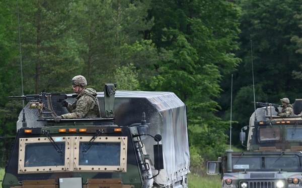 41st FAB Convoy Live Fire Exercise