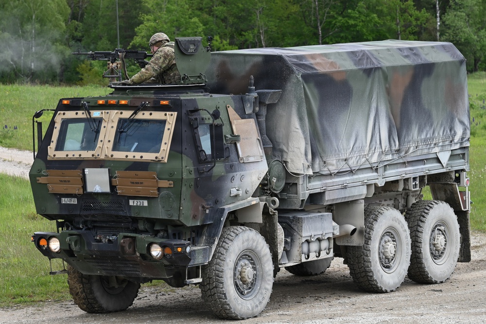 41st FAB Convoy Live Fire Exercise