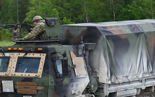 41st FAB Convoy Live Fire Exercise
