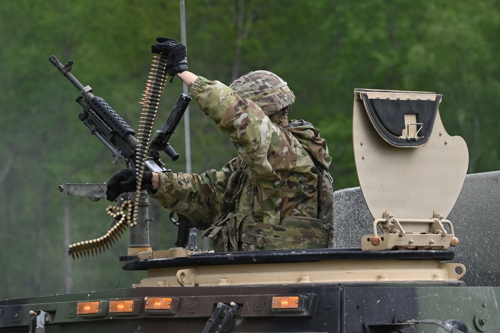 41st FAB Convoy Live Fire Exercise