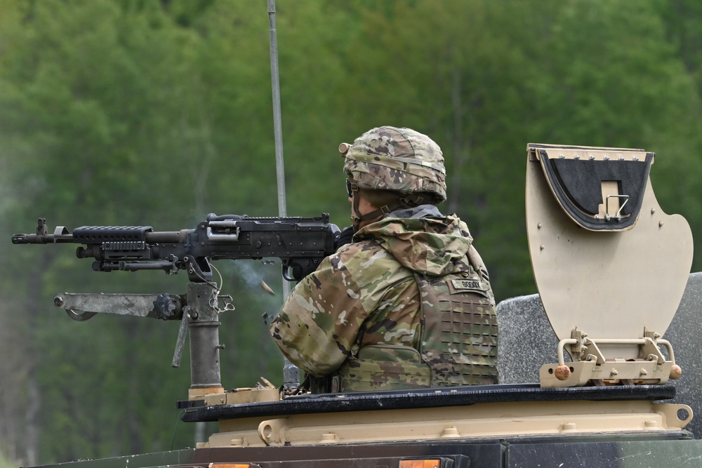 41st FAB Convoy Live Fire Exercise