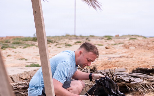 NSA Souda Bay Stavros Beach Clean up COMREL