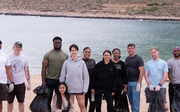 NSA Souda Bay Stavros Beach Clean up COMREL