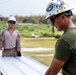 NMCB 1 Sailors and U.S. Marines conduct roof restoration operations in Tinian