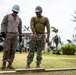 NMCB 1 Sailors and U.S. Marines conduct roof restoration operations in Tinian