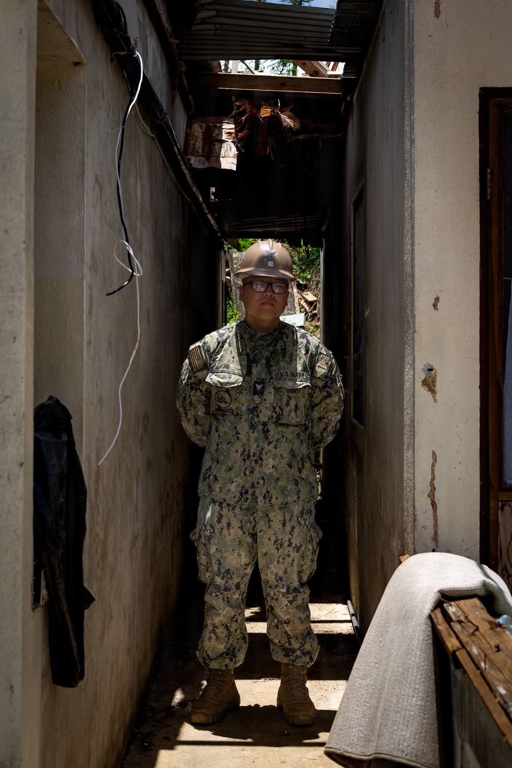 Stronger than Sinlaku: NMCB 1 Seabees help rebuild houses for Saipan residents