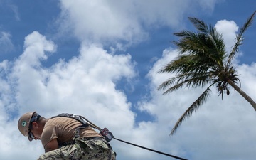 Stronger than Sinlaku: NMCB 1 Seabees help rebuild houses for Saipan residents