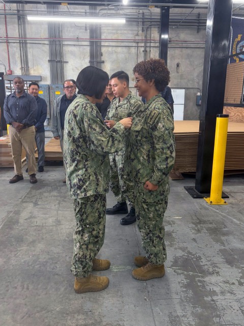 Logistics Specialist Seaman Raidy M. Diaz Mejia promoted
