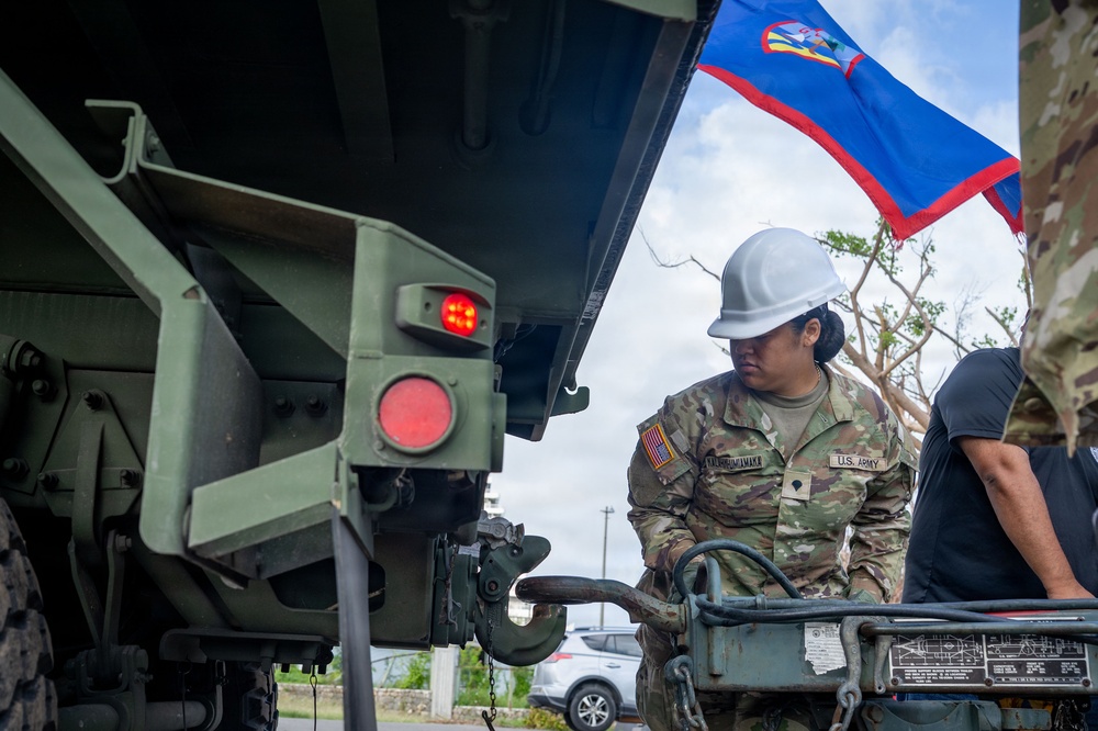 9th MSC, 554th RHS team up to deliver safe drinking water to Saipan residents