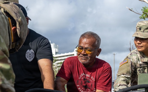 9th MSC, 554th RHS team up to deliver safe drinking water to Saipan residents