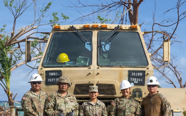 9th MSC, 554th RHS team up to deliver safe drinking water to Saipan residents