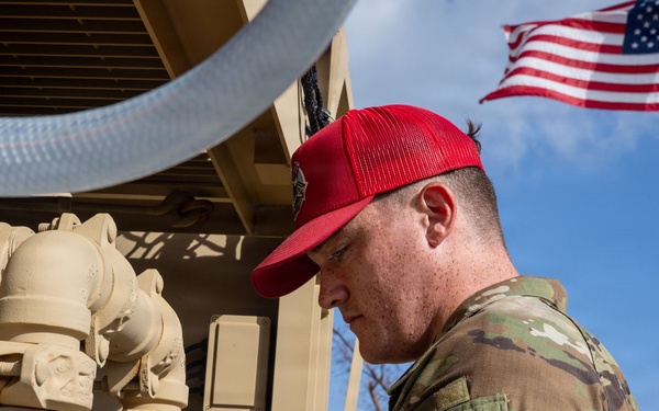 9th MSC, 554th RHS team up to deliver safe drinking water to Saipan residents