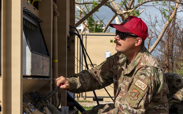9th MSC, 554th RHS team up to deliver safe drinking water to Saipan residents