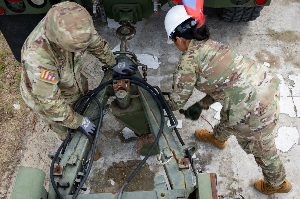 9th MSC, 554th RHS team up to deliver safe drinking water to Saipan residents