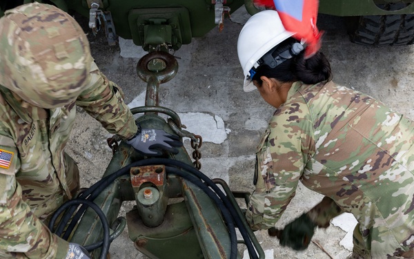 9th MSC, 554th RHS team up to deliver safe drinking water to Saipan residents