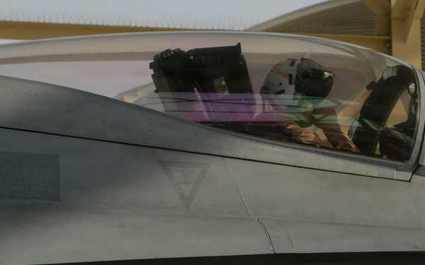 U.S. Marines conduct F/A-18 Hornet landing