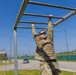 US Soldiers complete obstacle course while stationed in Italy