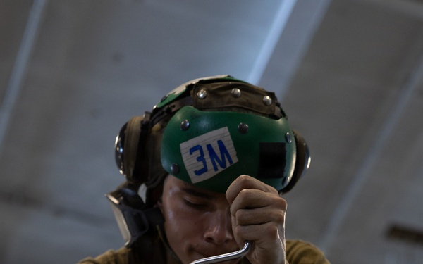 USS George H.W. Bush Conducts Maintenance