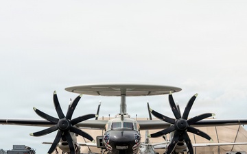 E-2D Hawkeyes take flight for command and control at Checkered Flag 26-2
