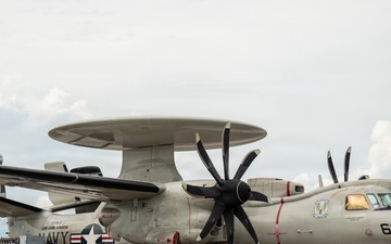 E-2D Hawkeyes take flight for command and control at Checkered Flag 26-2