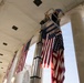 U.S. Flags are Hung in the Memorial Amphitheater in Preparation for the 2026 National Memorial Day Observance