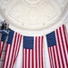 U.S. Flags are Hung in the Memorial Amphitheater in Preparation for the 2026 National Memorial Day Observance