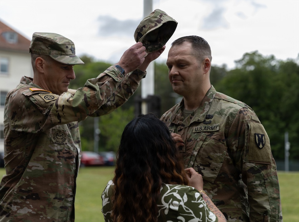 CSM Daniel Wallace Promotion Ceremony