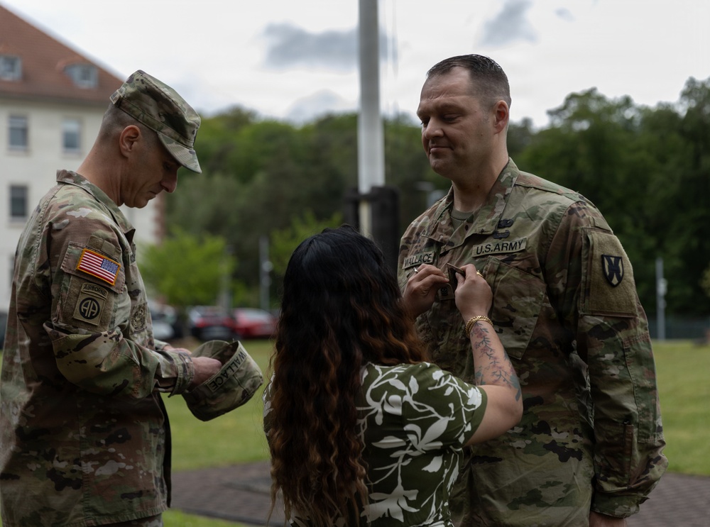 Command Sgt. Maj. Daniel Wallace Promotion Ceremony