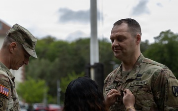 Command Sgt. Maj. Daniel Wallace Promotion Ceremony