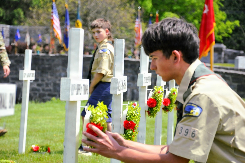 2026 28th ID memorial ceremony at Boalsburg
